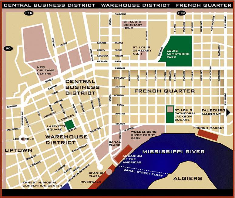 French Quarter Map